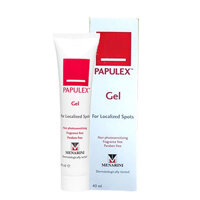 Papulex Gel For Localized Spots, hỗ trợ giảm mụn chứng cá, hỗ trợ sáng da