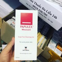PAPULEX MOUSSANT SOAP 150ml SỮA RỬA MẶT PAPULEX