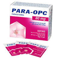 Para-OPC 80mg, dùng để trị sốt, đau nhức như: nhức đầu, đau răng