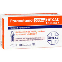 Paracetamol 500 mg HEXAL® Zäpfchen, 10 St