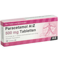 Paracetamol AbZ 500 mg Tabletten, 10 St