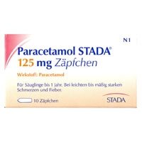 Paracetamol STADA® 125 mg Zäpfchen, 10 St
