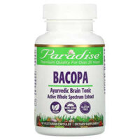 Paradise Herbs Bacopa 60 Vegetarian Capsules