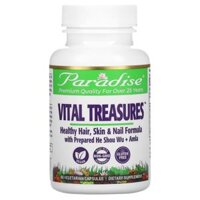 Paradise Herbs Vital Treasures Hair Skin & Nails 60 Vegetarian Capsules