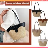 [paradise1.vn] Túi hobo thời trang nữ túi rơm top-handle thoáng khí túi đeo dưới cánh tay để làm quà tặng