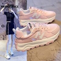 Park DANCE Giày Forrest Gump có giá trị cao Giày nữ 2023 Lưới thoáng khí Bố Giày thể thao đế dày