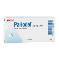 Parlodel 2,5mg Meda ,Bromocriptin 2,5mg. – Điều trị bệnh nhân tăng Prolactin Hộp 3 vỉ x 10 viên