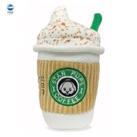 Parody Star Pups Coffee Dog Toy Pup 'Spice Latte - Mùa thu vui nhộn Parody Sang trọng Squeaky Đồ chơi ngày lễ cho trung bình
