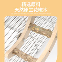 Parrot Đồ chơi Tiger Skin Cloud Madder Thang gỗ Mũi vuốt Peony Bird Bird Tương tác Ladder Leo Leo