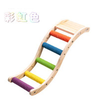 Parrot Scrub Station Pole Claw Stick Leo thang đám mây vui nhộn Bird Toy Tiger Skin Black Phoenix P