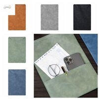 Partypalace A4 Bảng viết kinh doanh, Bảng viết ghi nhớ Bảng chữ ký quản lý A4 Bảng chữ ký, Máy tính bảng viết 5 màu Da PU Thư mục tập tin sinh viên