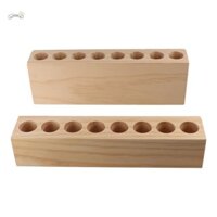 Partypalace Dụng cụ sắp xếp son môi bằng gỗ, Hộp đựng bút bằng gỗ 8 lưới sáng tạo, Hộ gia đình đa năng Sử dụng đa năng Bàn chải trang điểm Phụ kiện bàn làm việc