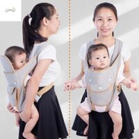 Partyparace Baby Carrier Swaddle, Cotton Có Thể Điều Chỉnh Dây Đeo Cho Bé, Đa Năng Mềm Mại Tiện Lợi Thoải Mái Cho Trẻ Sơ Sinh Túi Kangaroo Nữ