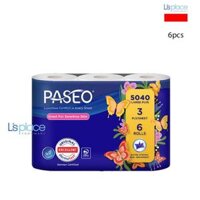 Paseo Giấy vệ sinh Elegant 3 lớp 6 cuộn