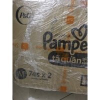 Pass 2 bỉm Pamper Size M 74