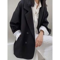 [PASS] Áo blazer đen nam/nữ thanh lịch lịch sự
