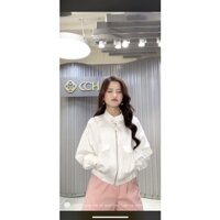 Pass áo bomber trắng Cchat Clothes new