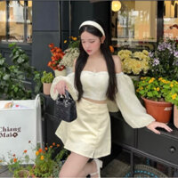 Pass áo croptop trễ vai ( new )