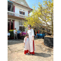 pass áo dài bé gái 18-21kg