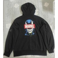 Pass áo hoodie unisex Venom màu đen size S nam (size M nữ) của Boo