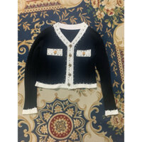 pass áo len đính đá