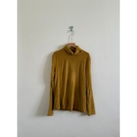 Pass Áo Len Giữ Nhiệt Heatech Màu Vàng Mù Tạt Size L của U.n.i Q.l.o