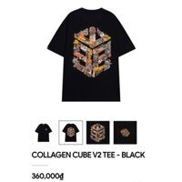 Pass áo SWE COLLAGEN CUBE V2 TEE - BLACK size L