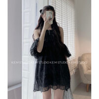 Pass áo váy yếm hở vai (inbox ảnh thật)