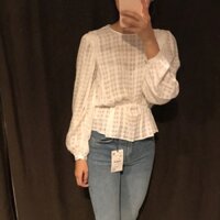 Pass áo zara auth size XS 2 màu trắng đen 500k