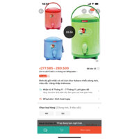pass bình giữ nhiệt nóng lạnh 4L hàng indonesia (ko phải songlong)