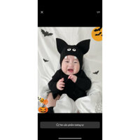 [Pass] Bộ đồ halloween người dơi cho bé sơ sinh 5-7kg
