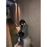 [Pass] Chân váy chữ A dài sẻ tà