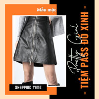 Pass chân váy da siêu xịn, chân váy phong cách Hàn Quốc
