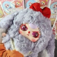 [PASS-ĐÃ KHUI] BABYTHREE MACARON V2 - Thỏ tai cụp tím, tóc tím, mắt tim ĐÃ KHUI