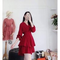 Pass đầm đỏ mặc 1 lần