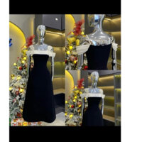 Pass đồ cá nhân - Đầm tiệc dài màu đen Evii - Thanh lý giá rẻ