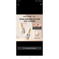 Pass kem nền mistine bản xanh lf110 new 100% (kèm mút)