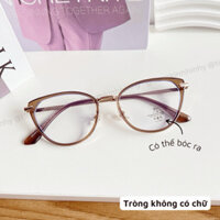 PASS KÍNH MẮT MÈO MÀU NÂU SANG CHẢNH