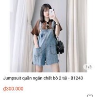 Pass lại quần yếm bò