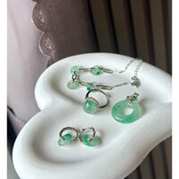 PASS - Nhẫn + Mặt điếu Ngọc độc long (Phi châu thuý)