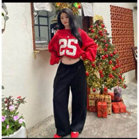 pass quần đen ống rộng