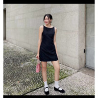 Pass váy 2 dây Fabric Holic đen - Thanh lý size M