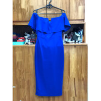 pass váy kiểu màu xanh coban