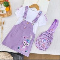 Pass yếm và túi bé gái size 140cm 25-30kg