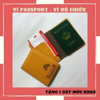 Passport cover đựng tiền, thẻ atm, hộ chiếu