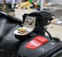 Pát Chữ L Chân Kính, Cốt, Chân Phuộc... Gắn Đèn Trợ Sáng Giá 1 Cái