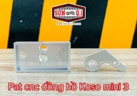 Pat CNC Đồng Hồ Koso Mini 3 ( Màu Bạc )