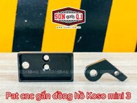 Pat CNC Đồng Hồ Koso Mini 3 ( Màu Đen )