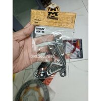 Pát cnc heo Brembo & Adelin 2piston size đĩa 256 260 267 xe Wave s110, Fuled, Rsx110 2014-2023, Blade110