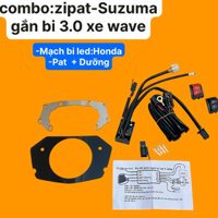 Pat dưỡng mạch gắn bi cầu led cho pha Zipat , Suzuma